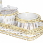 Kit Higiene Retangular Vime Bege