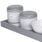 Kit Higiene Slim Cinza Capa Chuva De Amor Cinza