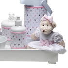 Kit Higiene Toys Claro Ursa Rosa