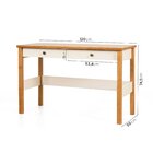 Kit Home Office 1 Mesa 120cm 2 Gavetas 1 Estante 1 Armário 2