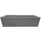 Kit Horta Plantio Fácil De Manjericão E Jardineira Cimento