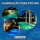 Kit Iluminação Branco Piscina 96m² 12 Leds Com Fonte Luxpool