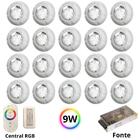 Kit Iluminação Piscina 320m²- 20 Leds- Mod Rgb Fonte Luxpool