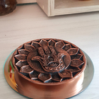 Kit Incensário Vareta Mão Hamsa Cobre Bandeja Espelhada 12cm