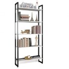 Kit Industrial 2 Peças 1 Escrivaninha E 1 Estante Branco