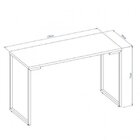 Kit Industrial 2 Peças 1 Escrivaninha E 1 Estante Porto Branco