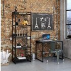 Kit Industrial 2 Peças Com 1 Escrivaninha 90cm E 1 Estante  6