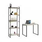 Kit Industrial 2 Peças Com 1 Escrivaninha 90cm E 1 Estante  6