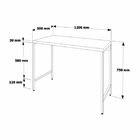 Kit Industrial 2 Peças Escrivaninha Com Estante Active Yescasa