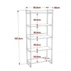 Kit Industrial 3 Peças 1 Escrivaninha 1 Estante E 1 Gaveteiro