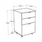 Kit Industrial 3 Peças 1 Escrivaninha Em L 1 Estante E 1 Gave