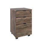 Kit Industrial 3 Peças 1 Escrivaninha Em L 1 Estante E 1 Gave