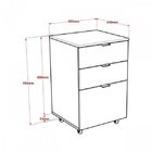 Kit Industrial 3 Peças 1 Escrivaninha Em L 1 Estante E 1 Gave