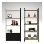 Kit Industrial Estante + Rack Apoia Para Casa Organizadora