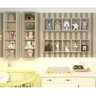 Kit Infantil 2 Nichos Cubo Com 4 Prateleiras Alki Kit Cubos B