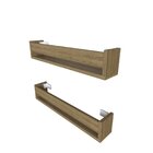 Kit Infantil Com 2 Prateleiras Para Livros E Decoração Carval