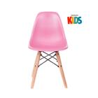 Kit Infantil - Mesa Eames Junior Preto + 4 Cadeiras Eames Jun