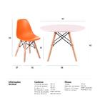 Kit Infantil - Mesa Eames Junior Rosa + 1 Cadeira Eames Junio
