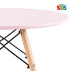 Kit Infantil - Mesa Eames Junior Rosa + 1 Cadeira Eames Junio