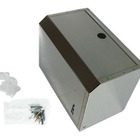 Kit Inox Para Banheiro Com Porta Papel Toalha E Higiênico