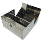 Kit Inox Para Banheiro Com Porta Papel Toalha E Higiênico