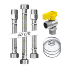 Kit Instalação Aquecedor A Gás 40cm Roco 40 Cm