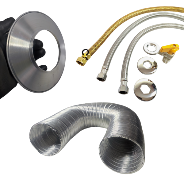 Kit Instalação Aquecedor De Água A Gás 1/2 Mangueiras 60cm +