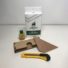 Kit Instalação Gabarito E Cola Para Rodapé Eva 15x1cm Meuroda