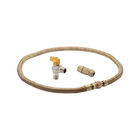 Kit Instalação Gás Encanado Com Registro Para Fogão De Piso E