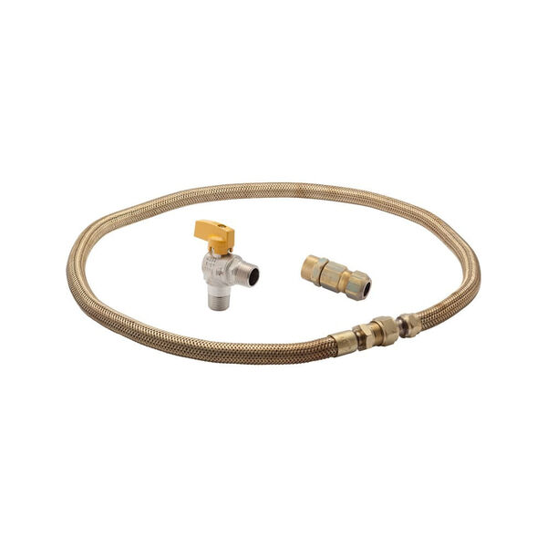 Kit Instalação Gás Encanado Com Registro Para Fogão De Piso E