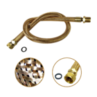 Kit Instalação Mangueiras Para Gás 80cm Cooktop E Forno