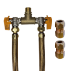 Kit Instalação Mangueiras Para Gás 80cm Cooktop E Forno