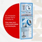 Kit Instalação P/bacia Acoplada Fixação Lateral - Roca