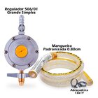 Kit Instalação Regulador Registro Click Válvula 506/01 80 Cm