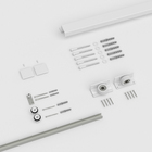 Kit Invisível para Porta de Correr Alumínio Branco 1,50m WF