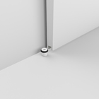 Kit Invisível para Porta de Correr Alumínio Branco 2,00m WF