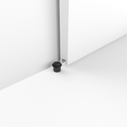 Kit Invisível para Porta de Correr Alumínio Preto 2,00m WF