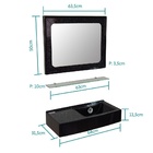 Kit Isocril com Espelheira, Aparador e Lavatório Caribe - Pre