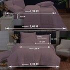 Kit Italiano 6 Peças Queen Rosa 200 Fios