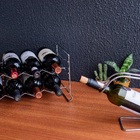 Kit Italiano Adega Empilhável E Suporte Porta Garrafa Vinho C