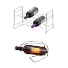 Kit Italiano Adega Empilhável E Suporte Porta Garrafa Vinho C