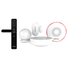 Sistema de Segurança Smart Wi-Fi Intelbras e Fechadura Digital Intelbras Embutir Senha Biometria Cartão Chave Wi-Fi.