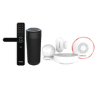 Kit Sistema de Segurança Smart Wi-Fi, Fechadura Digital Intelbras  Wi-Fi e Smart Speaker Izy Speak Alexa