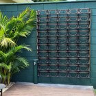 Kit jardim para vertical 12 Peças PVC Preto Infiniti