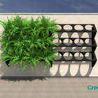 Kit Jardim Vertical 6 Módulos + Irrigação