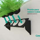 Kit Jardim Vertical 6 Módulos + Irrigação + Temporizador