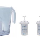 Kit Jarra Purificadora Água Filtro Branca 1,5 Litros Inmetro