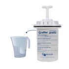 Kit Jarra Purificadora Água Filtro Preta 1,5 Litros Inmetro V