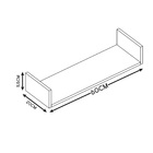 Kit Jogo 3 Unidades Prateleira Em U Organizador Decorativo Sa