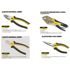 Kit Jogo 4 Alicates Utilidades Universal Corte Bico Pressão